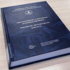 Portada de la tesis doctoral de Pedro Sánchez.-BORJA MENDEZ