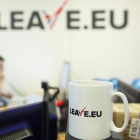 Oficina del grupo británico de presión para la salida de la UE "Leave EU".-REUTERS / NEIL HALL
