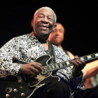 Actuación de B.B. King, en el Frampton's Guitar Circus, en agosto del 2013.-Foto: AP