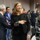 La consejera de Economía y Hacienda, Pilar del Olmo, y el equipo directivo de su departamento celebran Consejo de Dirección Abierto a representantes de la sociedad civil de Valladolid y a los medios de comunicación-ICAL