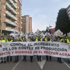 Movilización de UCCL en Burgos contra la subida de los precios y en defensa del agricultor activo. SANTI OTERO