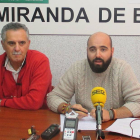 Guillermo Ubieto (izq.) junto al también miembro de la agrupación, Javier Domínguez.-E. M.