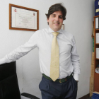 David Sebastián, alcalde de Jaramillo Quemado, en su despacho.-RAÚL G. OCHOA