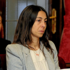 Raquel Gago durante el juicio por el asesinato a Isabel Carrasco.-EL MUNDO