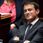 Manuel Valls, durante una sesión en la Asamblea de París-AFP / BERTRAND GUAY