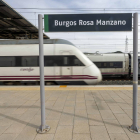 Primer viaje del AVE entre Burgos y Madrid. SANTI OTERO