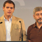 Antonio Robles, junto a Albert Rivera.-ACN