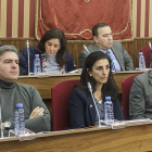 Los concejales de Ciudadanos durante el último Pleno.-SANTI OTERO
