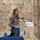 Carolina Blasco durante un debate sobre el Estado de Burgos. SANTI OTERO