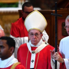 El Papa, durante una misa en el Vaticano, el pasado viernes.-/ AFP / ALBERTO PIZZOLI