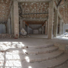 Interior de la obra en el edificio en el que se abrirá Mango.-ISRAEL L. MURILLO