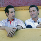 Sus hasta ahora apoderados, Mariano Jiménez y José Ignacio Ramos.-ECB
