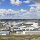 Vista aérea del Polígono Industrial de Villalonquéjar.