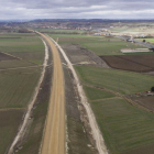 Vista panorámica del trazado de la alta velocidad entre Estépar y Burgos.-ISRAEL L. MURILLO