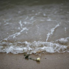 Una rosa es depositada en una playa tailandesa en homenaje a los niños muertos por el tsunami.-Foto:   ATHIT PERAWONGMETHA / Reuters