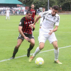 Toché hizo el segundo tanto de los blanquinegros en Fadura (el tercero en las dos últimas jornadas)-Burgos CF