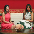 Melania Trump y la reina Letizia, en la Casa Blanca.-EFE