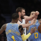 Marc Gasol, en una acción del partido.-/ AP / JAE C. HONG