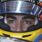 Fernando Alonso (McLaren-Honda), muy decepcionado del comportamiento de su monoplaza.-RICK RYCROFT