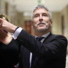El ministro Fernando Grande-Marlaska, en el Congreso.-EUROPA PRESS