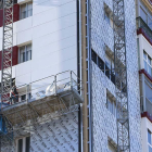 Obras en una de las torres en construcción actualmente en la capital burgalesa.-RAÚL G. OCHOA