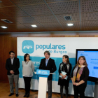 La candidatura popular presentó su programa electoral para Burgos.-ECB