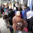 Un grupo de refugiados sirios llegan a España procedentes de Grecia, el año pasado-JOSE MARÍA CUADRADO JIMENEZ