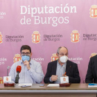 Juan Martínez, Álvaro Eguiluz, Eduardo Munguía y David Leal hablan de Belorado y el Proyecto Arraigo. SANTI OTERO