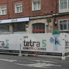 Una de las obras que realiza la empresa Tetra5 en la capital burgalesa.-R. OCHOA