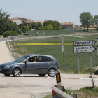 Cruce de la N-1 con la BU-701 en dirección a Atapuerca y Barrios de Colina.-RAÚL G. OCHOA