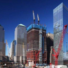 Construcción del edificio One World Trade Center, en la zona cero.-