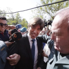 Manuel Díaz a su llegada este jueves a los juzgados de Córdoba al juicio sobre la demanda de paternidad interpuesta contra Manuel Benítez, El Cordobés.-EFE