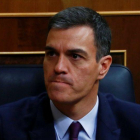 Pedro Sánchez, en el debate de los Presupuestos en el Congreso.-EL PERIÓDICO