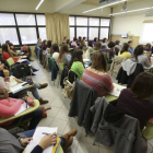 Una clase en la facultad de Formación del Profesorado de la Universitat de Barcelona, en una imagen de archivo.-Foto:   DANNY CAMINAL