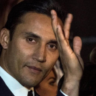 Keylor Navas, en el estreno de su película, en San José (Costa Rica), el 26 de diciembre.-/ AFP / EZEQUIEL BECERRA