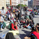 Más de 250 jóvenes del movimiento scout se reunieron en Burgos para debatir sobre el bullying.-ISRAEL L. MURILLO