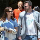 Ben Affleck y Jennifer Garner. este domingo en Los Ángeles.-BAUER GRIFFIN