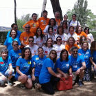 Los voluntarios y miembros de la asociación compartieron actividades.-ECB