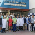 Jugadores, cuerpo técnico y directivos del San Pablo posan en el arranque de la pretemporada-Santi Otero