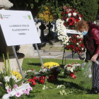 El espacio destinado a las víctimas del Covid-19 en el cementerio de Burgos se reconvertirá en el Jardín del Recuerdo. R. OCHOA