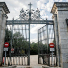 Puerta de entrada al Valle de los Caídos en San Lorenzo de El Escorial (Madrid).-EUROPA PRESS