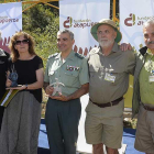 JuanLuis Arsuaga, Mina Weinstein-Evron, Alfonso Martín, Eudald Carbonell y José María Bermúdez de Castro.-ICAL