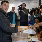 Arnaldo Otegi, que votó en las pasadas elecciones generales de junio, defiende su derecho a ser candidato a lendakari.-EFE / JUAN HERRERO