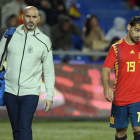 Jonny se retira lesionado en Las Palmas.-AFP