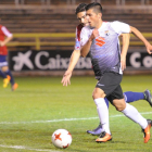 Manzano conduce un balón en un partido de la Copa Federación-Israel L. Murillo