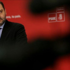 José Luis Ábalos durante una ruda de prensa.-JOSE LUIS ROCA
