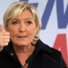 La líder del Frente Nacional, Marine Le Pen, en su rentrée en Brachay, localidad del norte de Francia.-/ REUTERS / GONZALO FUENTES