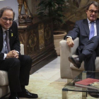 Quim Torra y Artur Mas.-EL PERIÓDICO
