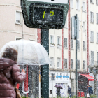 La nieve y las bajas temperaturas regresan a Burgos. TOMÁS ALONSO