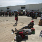 Migrantes centroamericanos que se dirigen a Estados Unidos llegan al municipio de Juchitan  en el estado de Oaxaca  Mexico-LUIS VILLALOBOS (EFE)